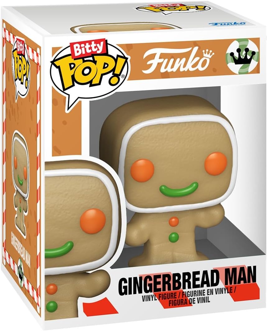 Funko Pop Bitty Ornaments: 9 Pack of Ornaments with Gingerbread Man and Present