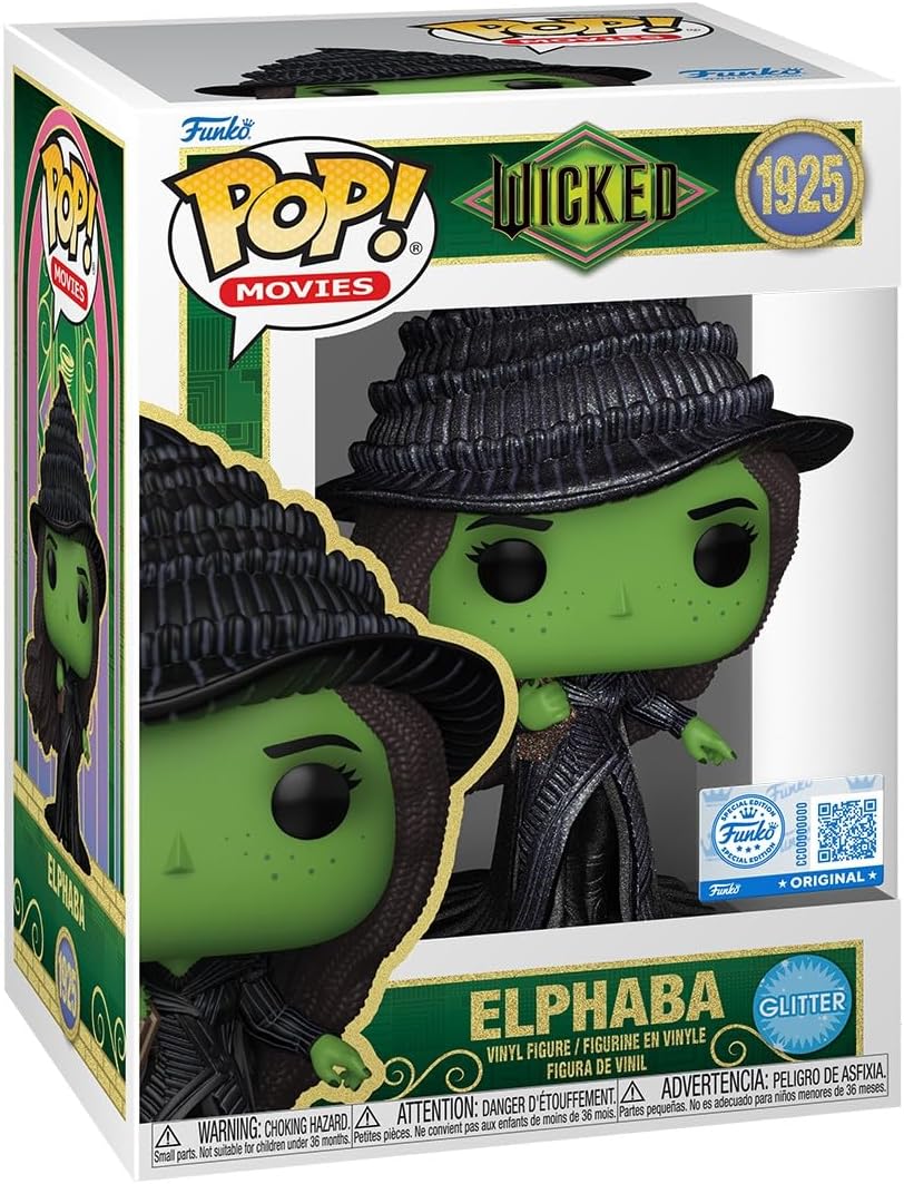 Funko Pop Movies: Wicked 2 - Glitter Elphaba Amazon Exclusive