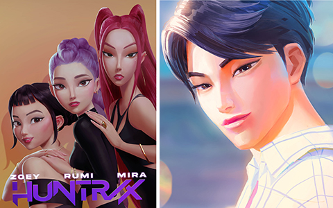 Amazing KPOP Demon Hunters art from Nacho Molina Color and Visual Development Artist at  Sony Pictures Animation