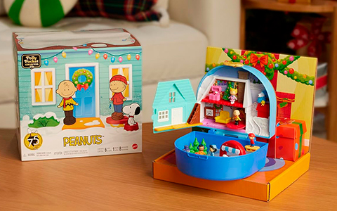 Polly Pocket Collector Compact Peanuts Holiday