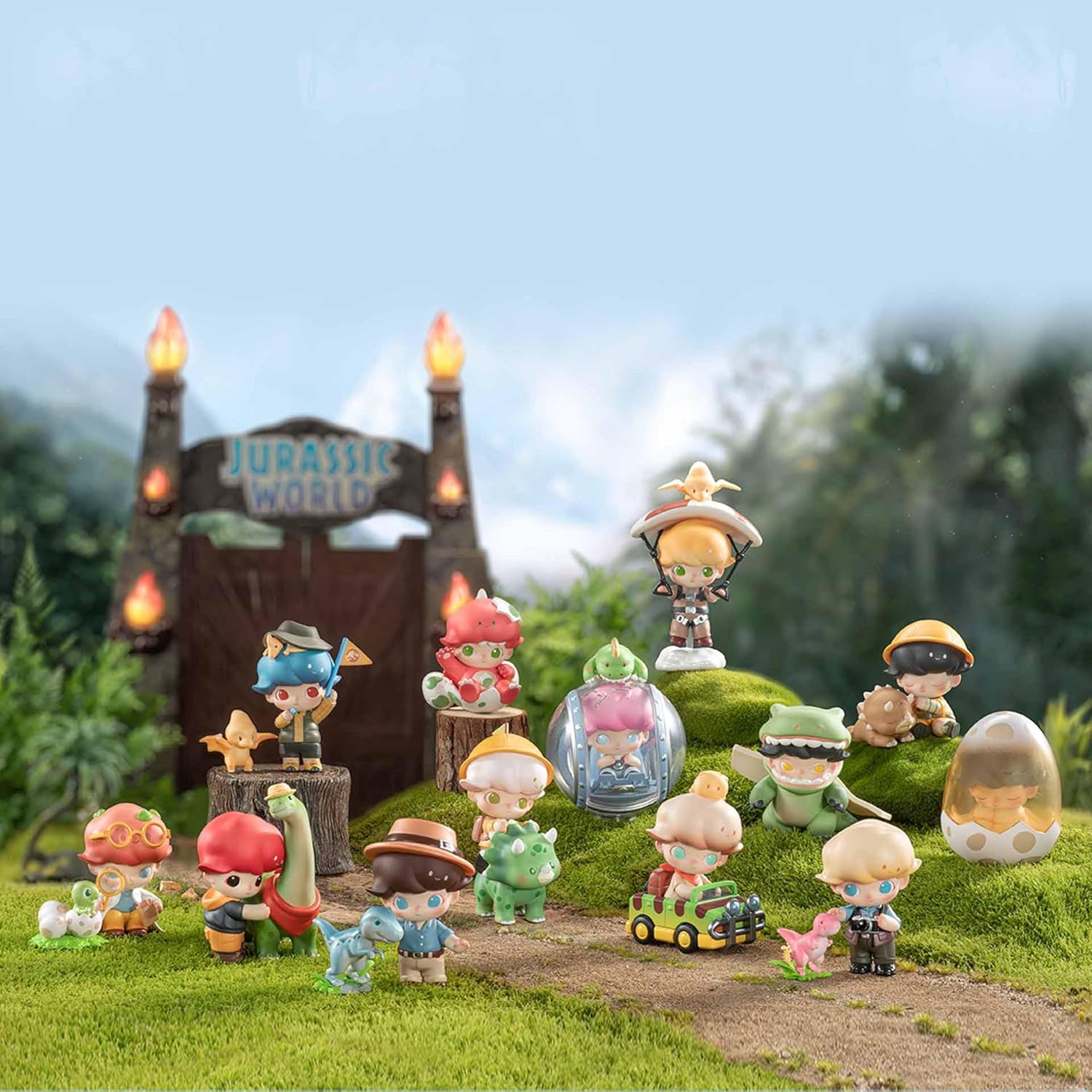POP MART DIMOO Jurassic World Series Blind Box Figures - YouLoveIt.com