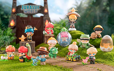 POP MART DIMOO Jurassic World Series Blind Box Figures