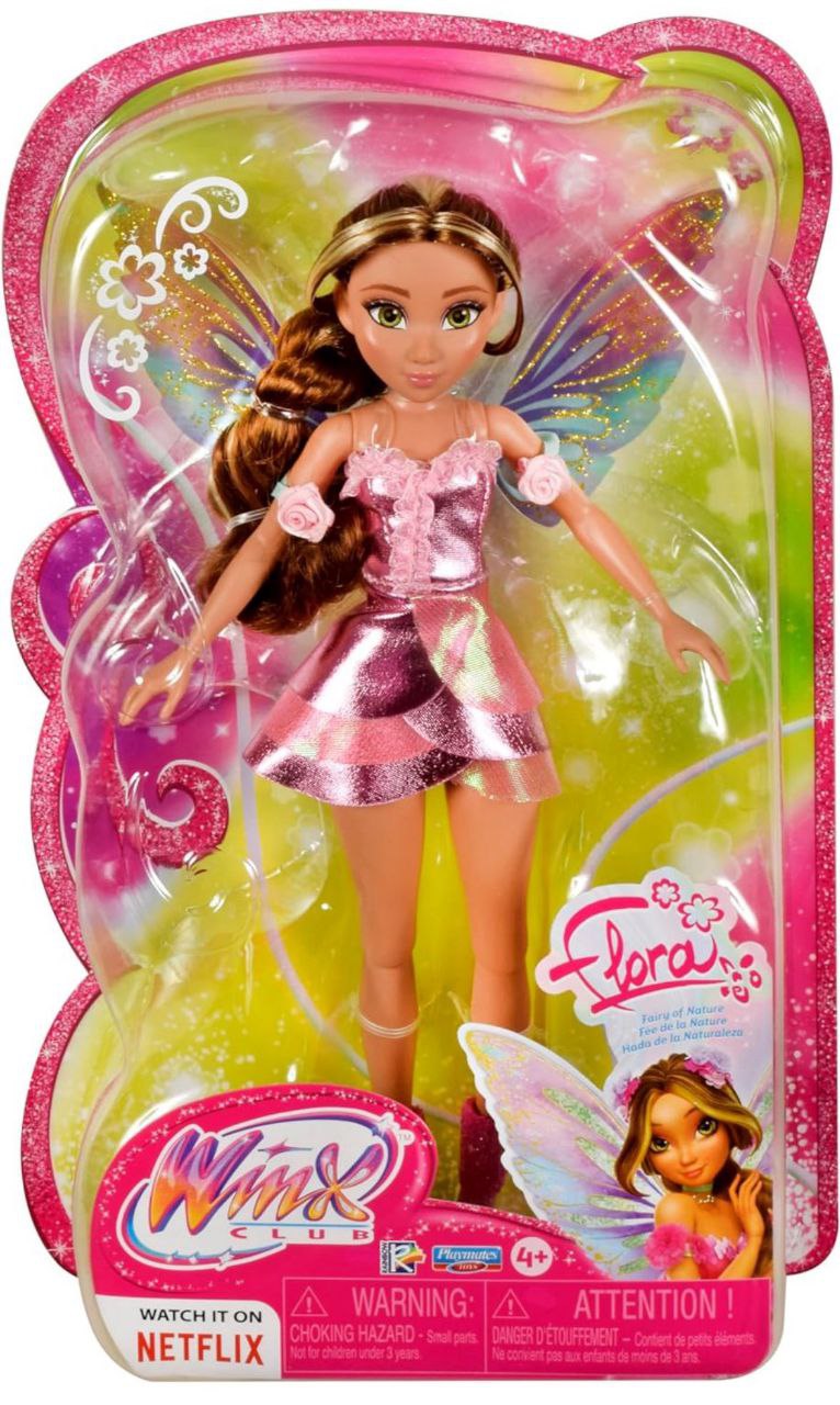 Winx Club Reboot Flora doll from Playmates in box