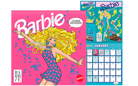 2026 Barbie Comic Wall Calendar