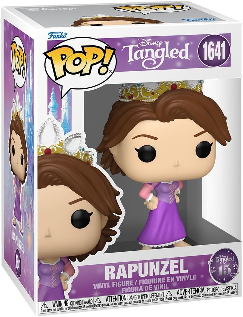 Funko Pop Tangled 15th Anniversary Rapunzel with short hair in crown