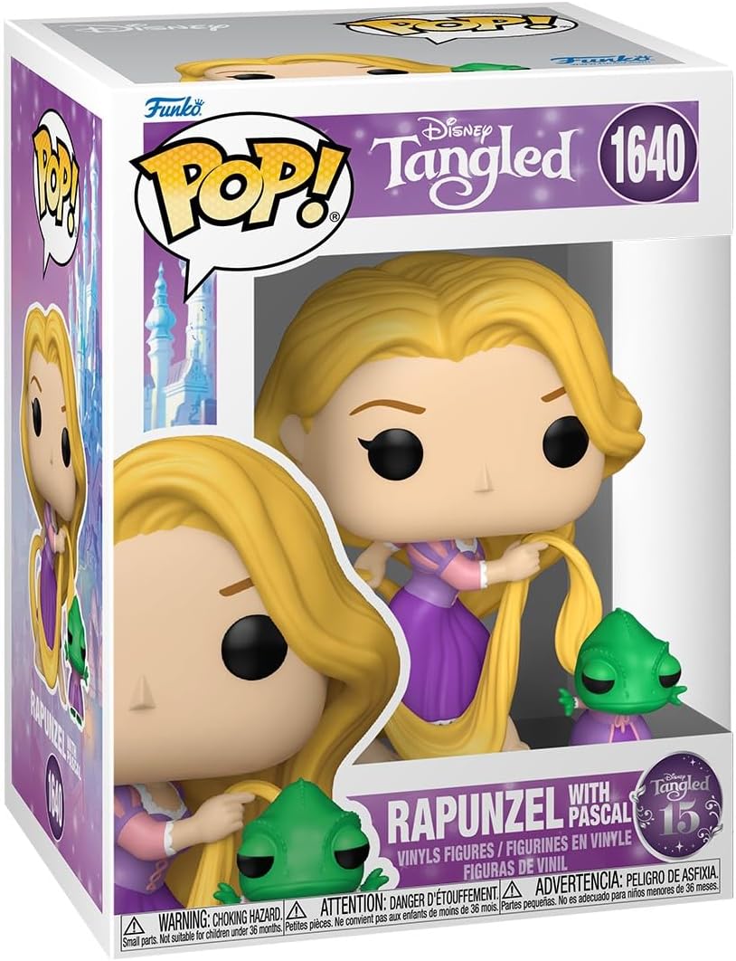 Funko Pop Tangled 15th Anniversary Rapunzel with Pascal in dress