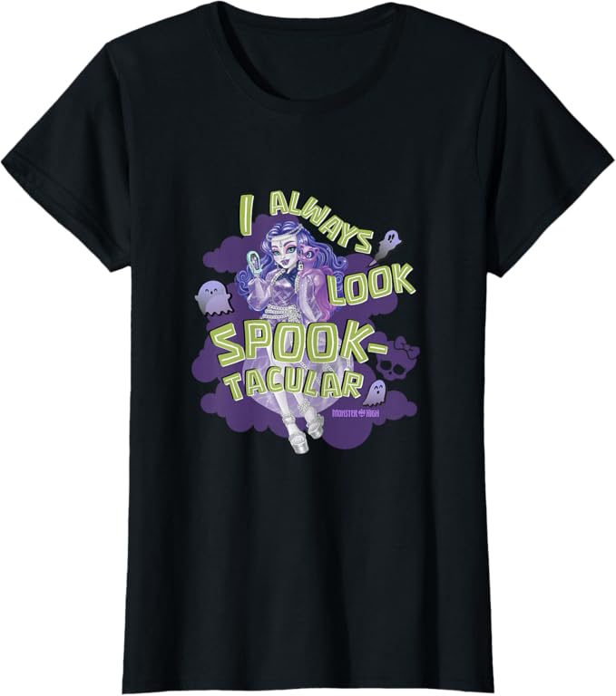 Monster High Halloween I Always Look Spook-tacular T-Shirt with Spectra