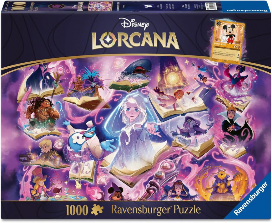 Ravensburger Disney Lorcana - Glimmers of The Realm: Amethyst 1000 Piece Jigsaw Puzzle