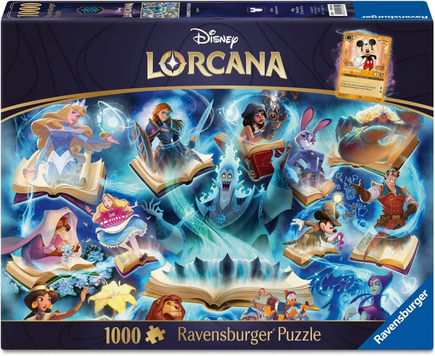 Ravensburger Disney Lorcana - Glimmers of The Realm: Sapphire 1000 Piece Jigsaw Puzzle