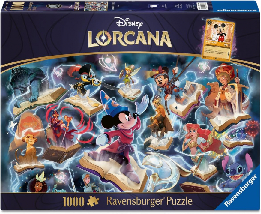 Ravensburger Disney Lorcana - Glimmers of The Realm: Steel 1000 Piece Jigsaw Puzzle