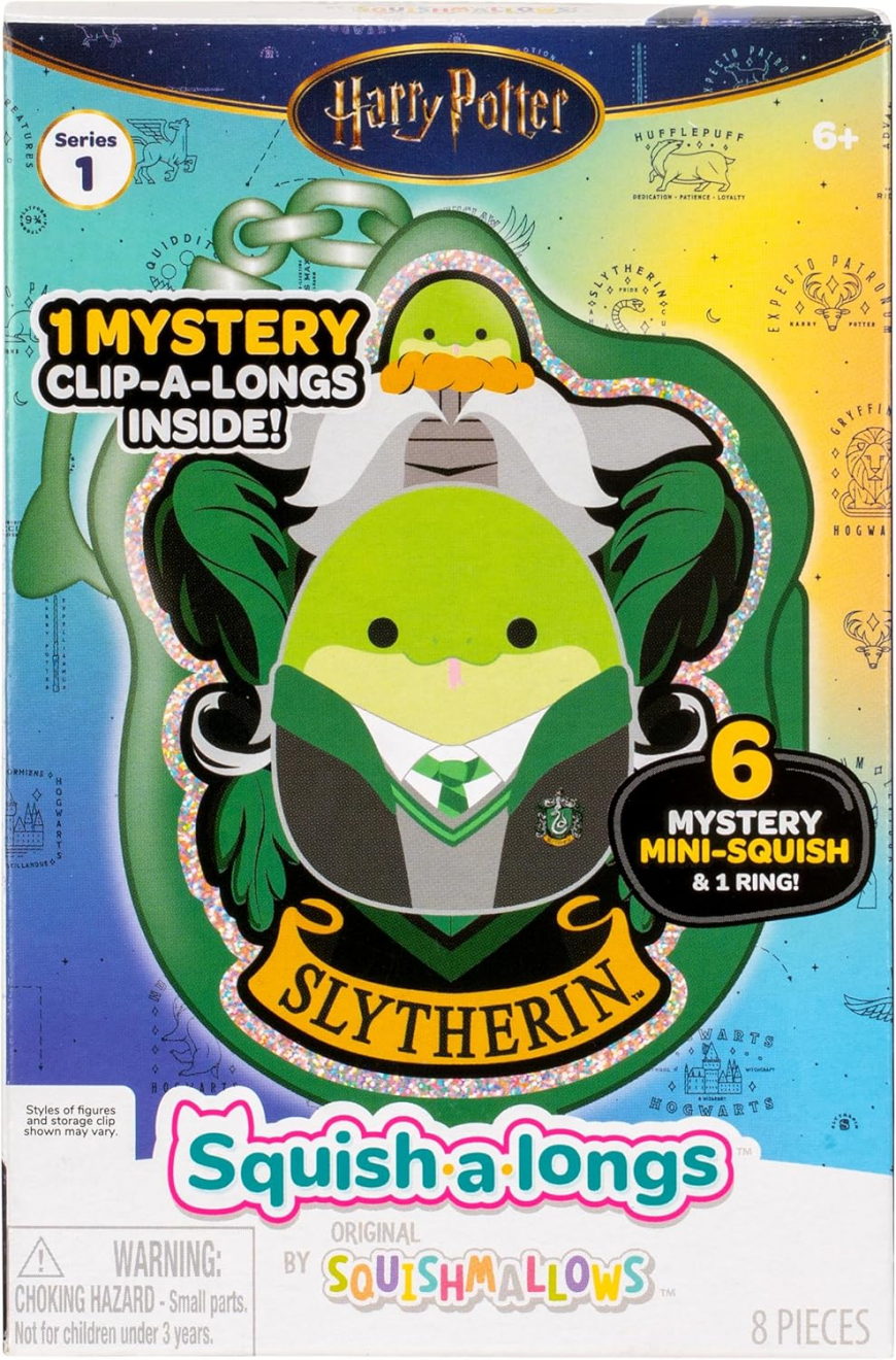 Squish-a-longs “Harry Potter” Clip-a-Longs Mini-Squish Slytherin Multipack