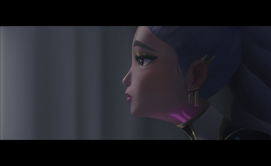 kpop demon hunters Color keys for the dinner, bath house and concerts sequence.