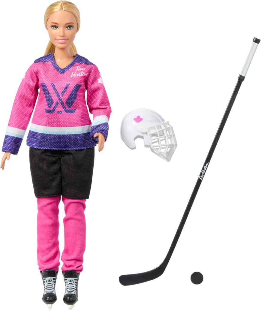 Barbie Tim Hortons PWHL blonde doll