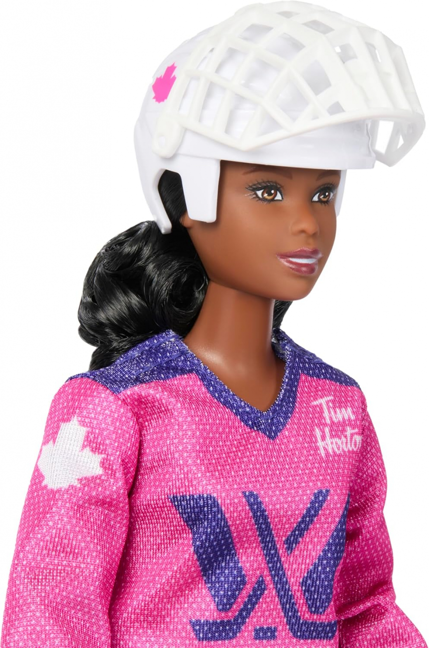 Barbie Tim Hortons PWHL brunette doll