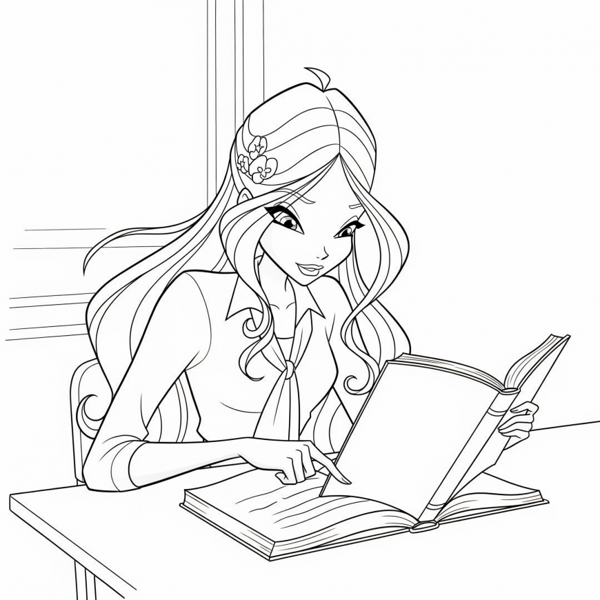Focused Reading with Winx