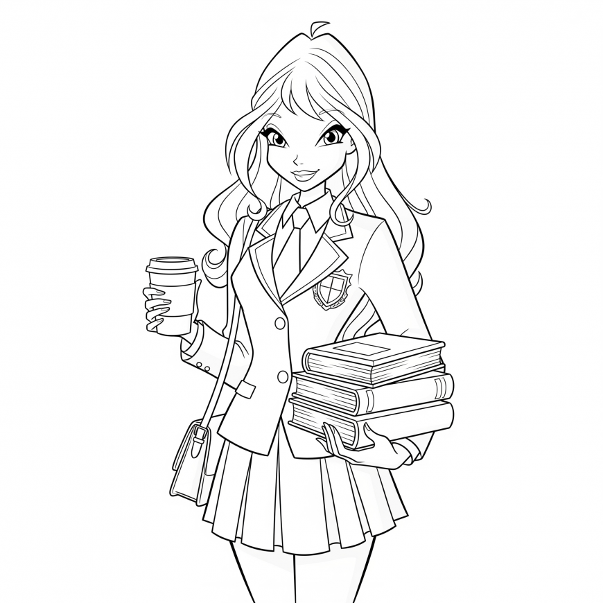 Ready for a Busy School Day Winx club