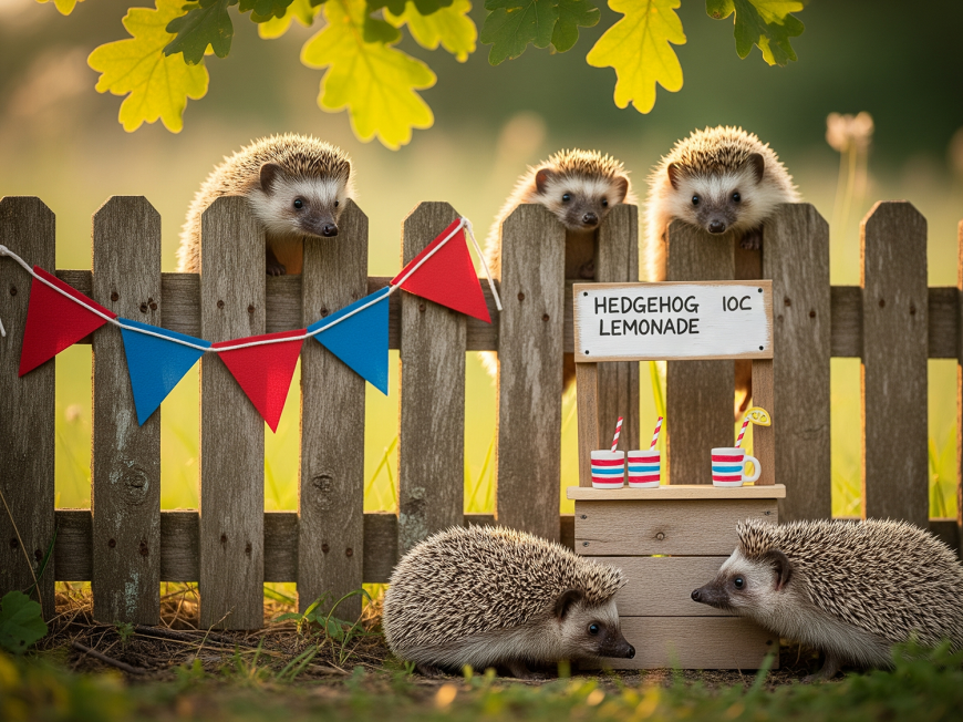 Cute and Creative Happy Labor Day Cards images with Hedgehogs and Hamsters