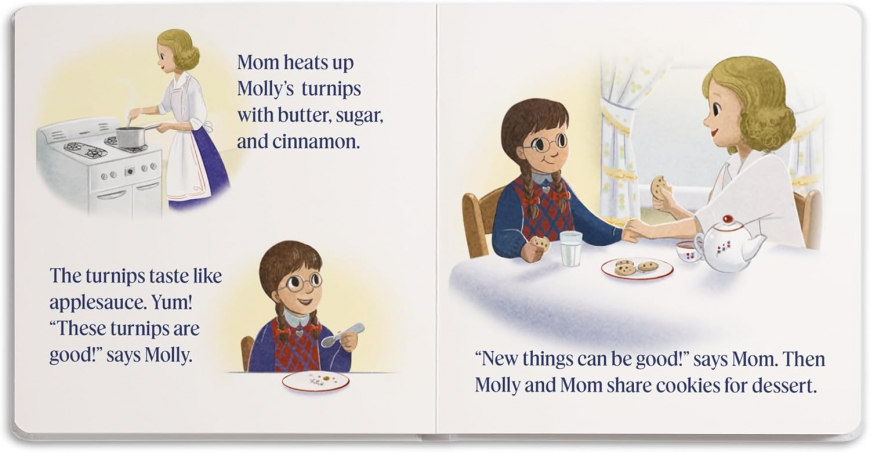 American Girl My First Molly knit plush Doll