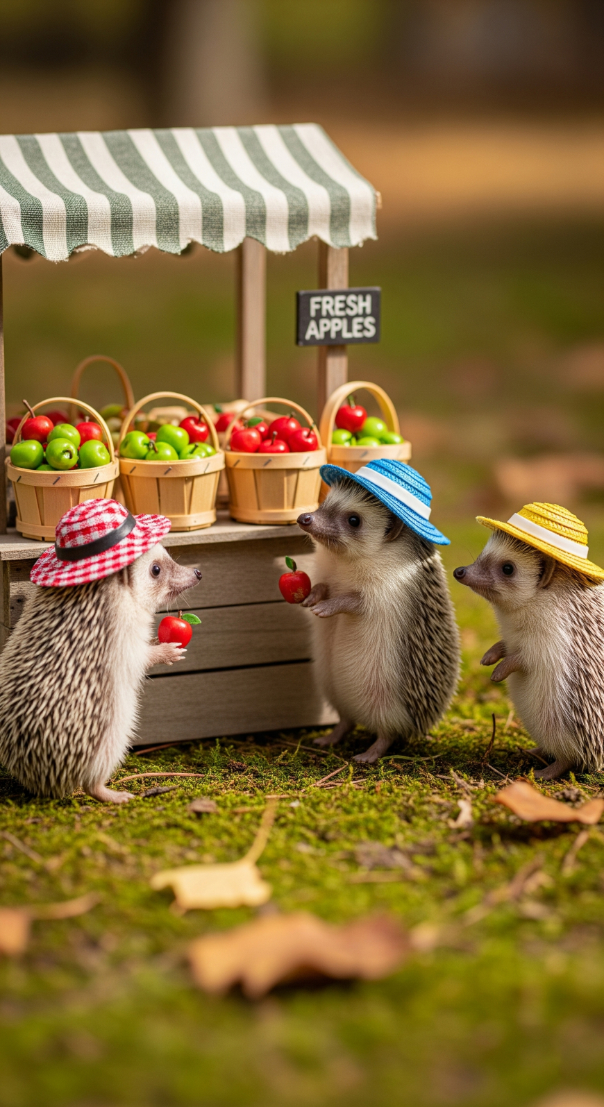 Cute Fall Phone Wallpapers with Hedgehogs