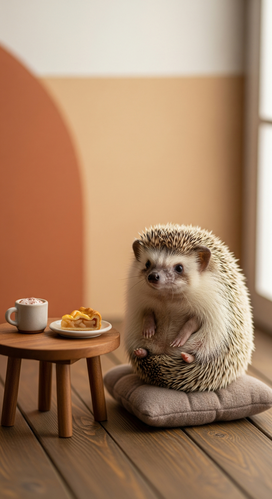 Cute Fall Phone Wallpapers with Hedgehogs
