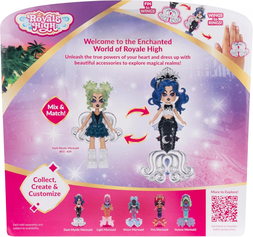 Royale High series 3 Dark Mystic Mermaid doll