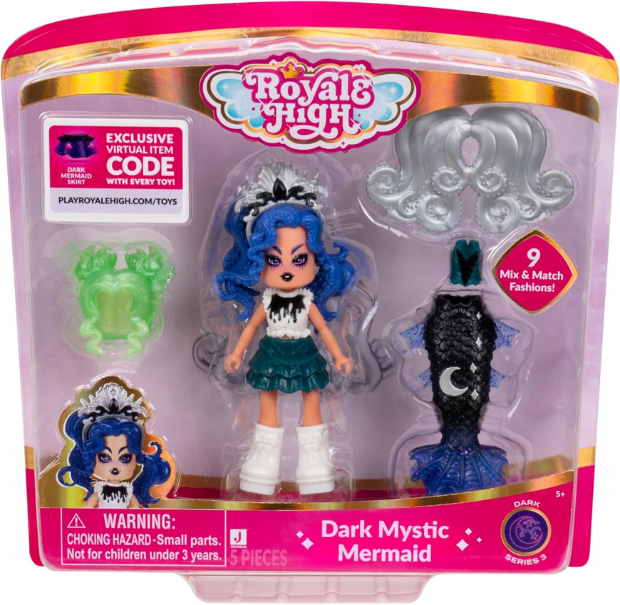 Royale High series 3 Dark Mystic Mermaid doll