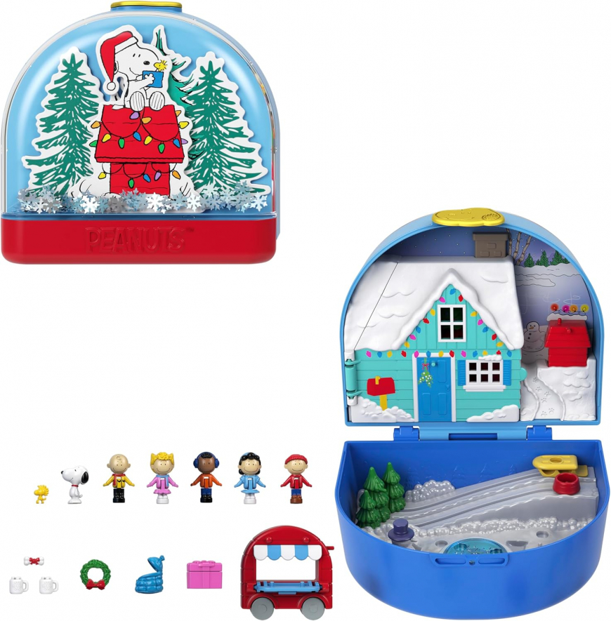 Polly Pocket Collector Compact Peanuts Holiday