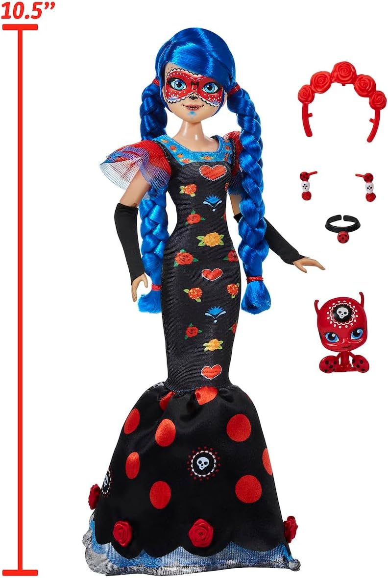 Miraculous Ladybug Dia de Muertos Ladybug doll