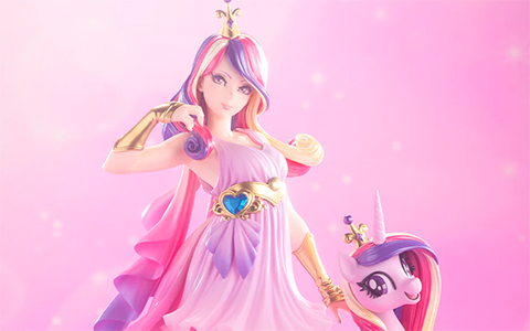 Kotobukiya My Little Pony Bishoujo Series Princess Cadance and Queen Chrysalis figures