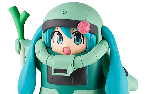 Banpresto Gundam 45th x Hatsune Miku Zaku Costume figure
