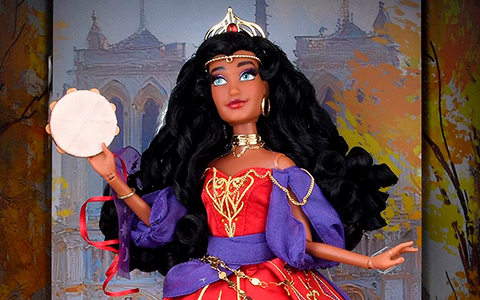 2025 Limited Edition Disney Designer Collection dolls: Aurora, Belle, Esmeralda, Giselle, Tinkerbell