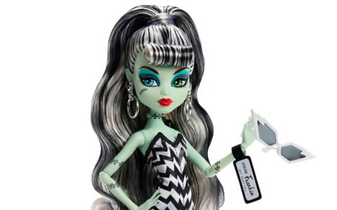 Monster High x Barbie Frankie Stein Barbie Mattel 80th Anniversary doll