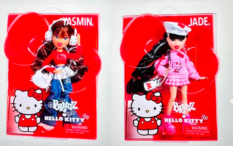 Bratz x Hello Kitty dolls