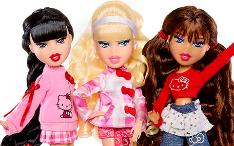 Bratz x Hello Kitty dolls