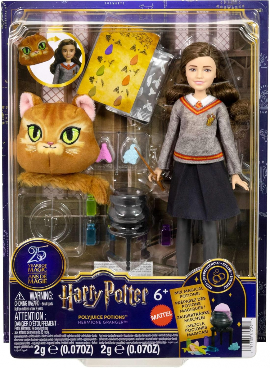 Mattel Harry Potter Hermione Granger Polyjuice Potions doll