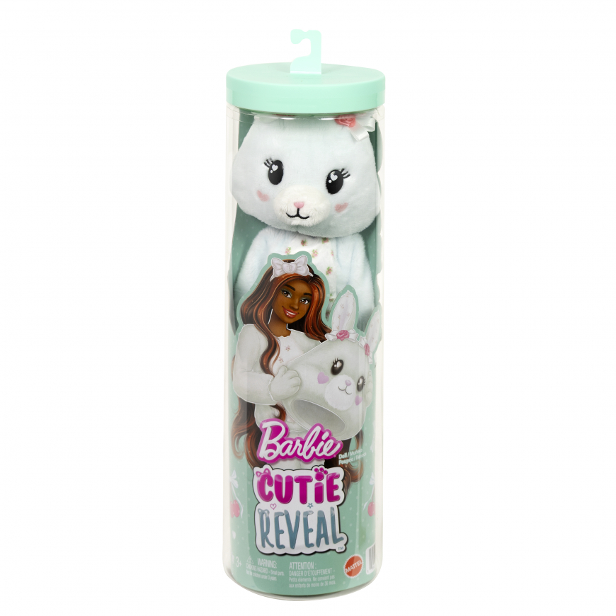 Barbie Cutie Reveal 2025 doll bunny costume JJP65