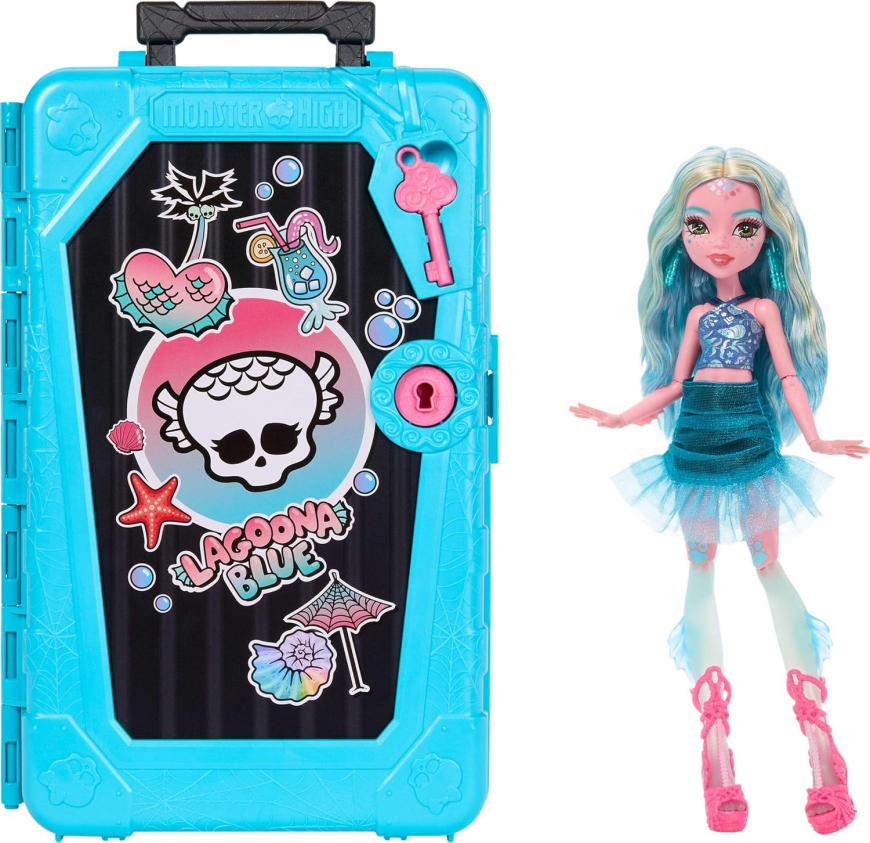 Monster High Skulltimate Secrets Destination Gore-Geous Oasis Lagoona Blue doll JDR51