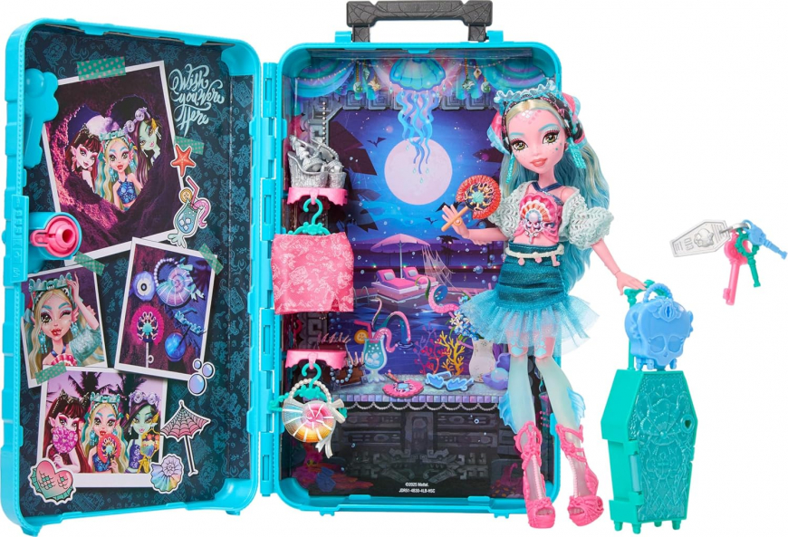 Monster High Skulltimate Secrets Destination Gore-Geous Oasis Lagoona Blue doll JDR51