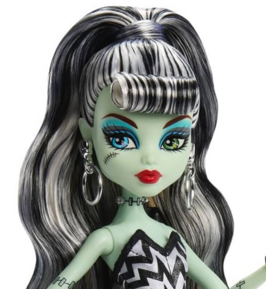 Monster High x Barbie Frankie Stein Barbie Mattel 80th Anniversary doll