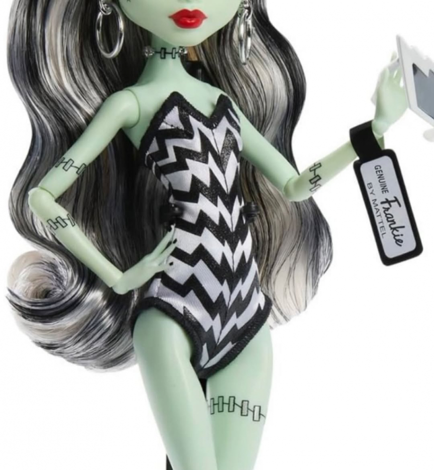 Monster High x Barbie Frankie Stein Barbie Mattel 80th Anniversary doll