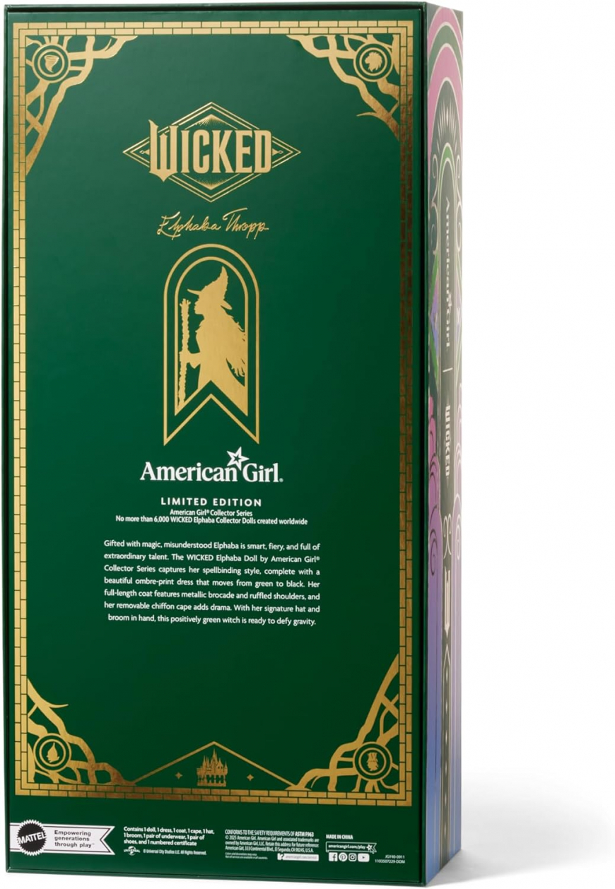 American Girl Wicked Collector Series doll Elphaba