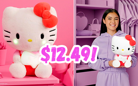 Hello Kitty 10-inch Illuminating Feature Plush