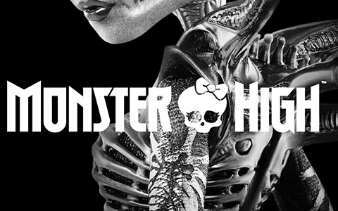 Monster High x Alien Skullector Xenomorph doll