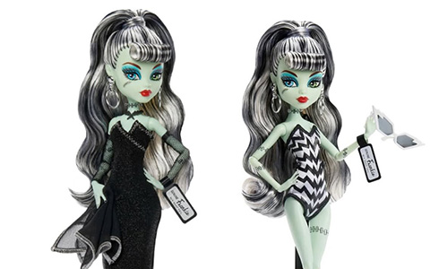 Monster High x Barbie Frankie Stein Barbie Mattel 80th Anniversary doll