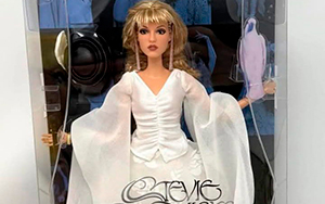 Barbie Signature Stevie Nicks 2025 doll in white outfit