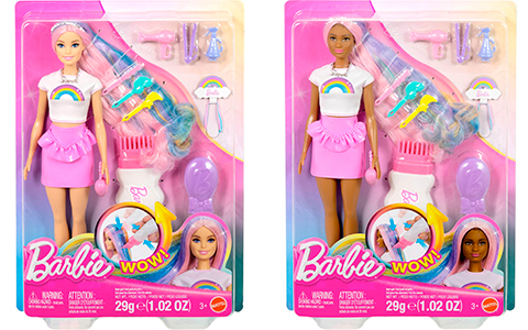 Barbie Rainbow Sparkle Hair dolls 2025