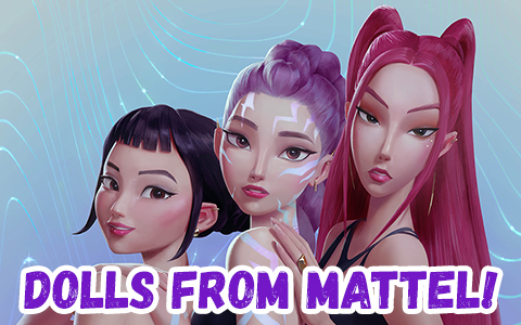 KPop Demon Hunters dolls from Mattel
