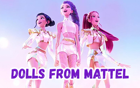 KPop Demon Hunters dolls from Mattel