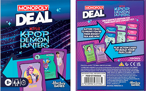 Monopoly Deal: Kpop Demon Hunters Card Game