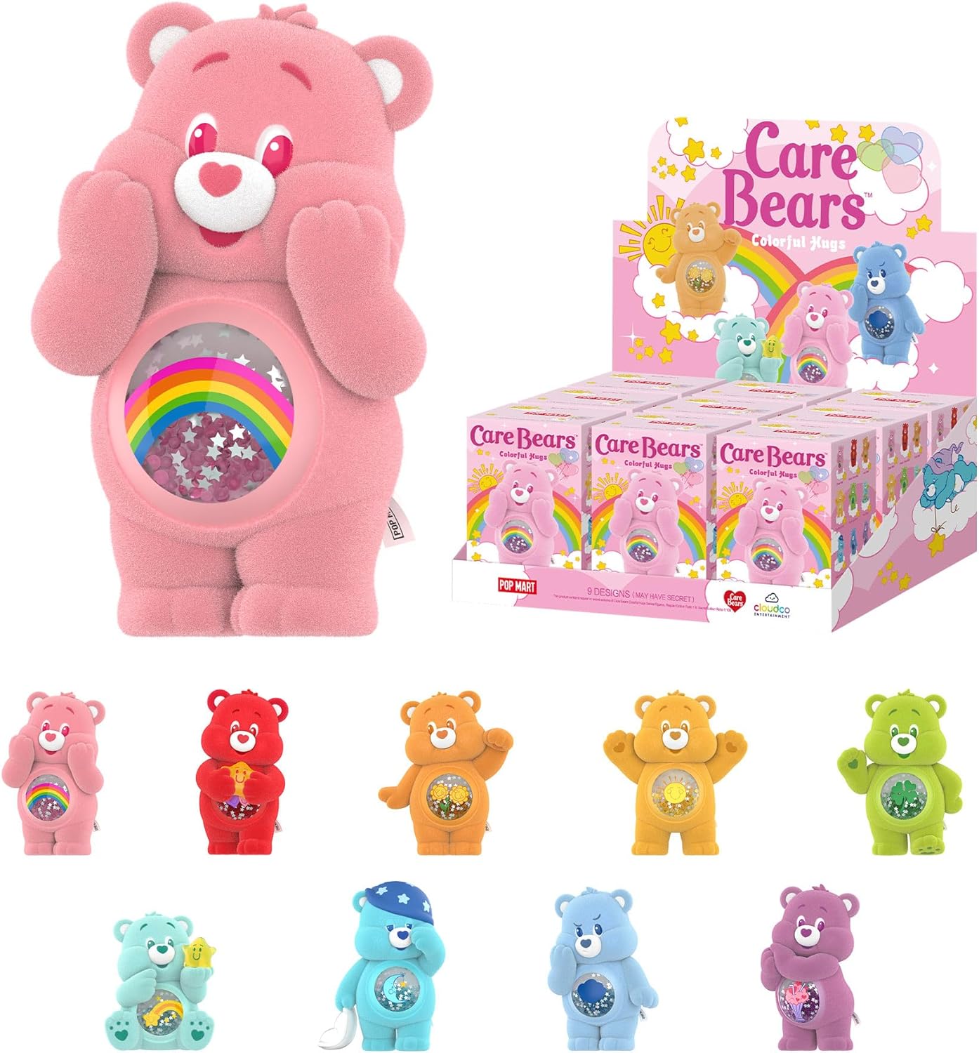 POP MART Care Bears Colorful Hugs Series Blind Box Figures